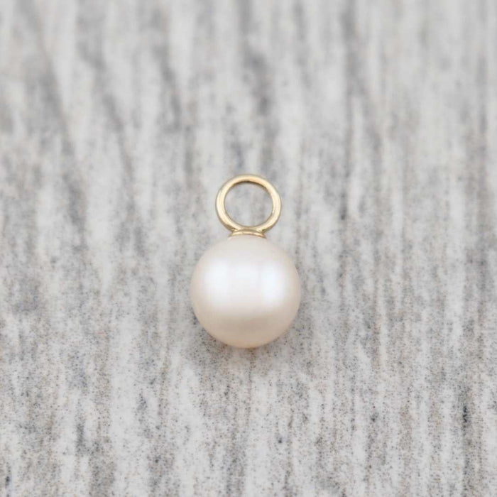 Mathieu Blanchard Pendentif perle d'eau douce et or 10K ou argent sterling