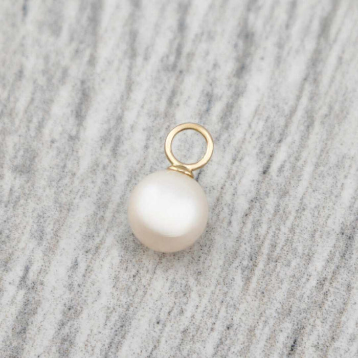 Mathieu Blanchard Pendentif perle d'eau douce et or 10K ou argent sterling