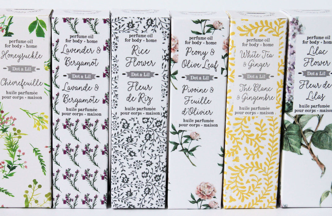 peony & olive leaf perfume oil