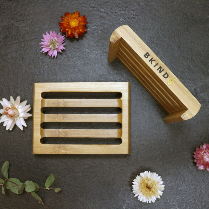 Porte-savon en bamboo