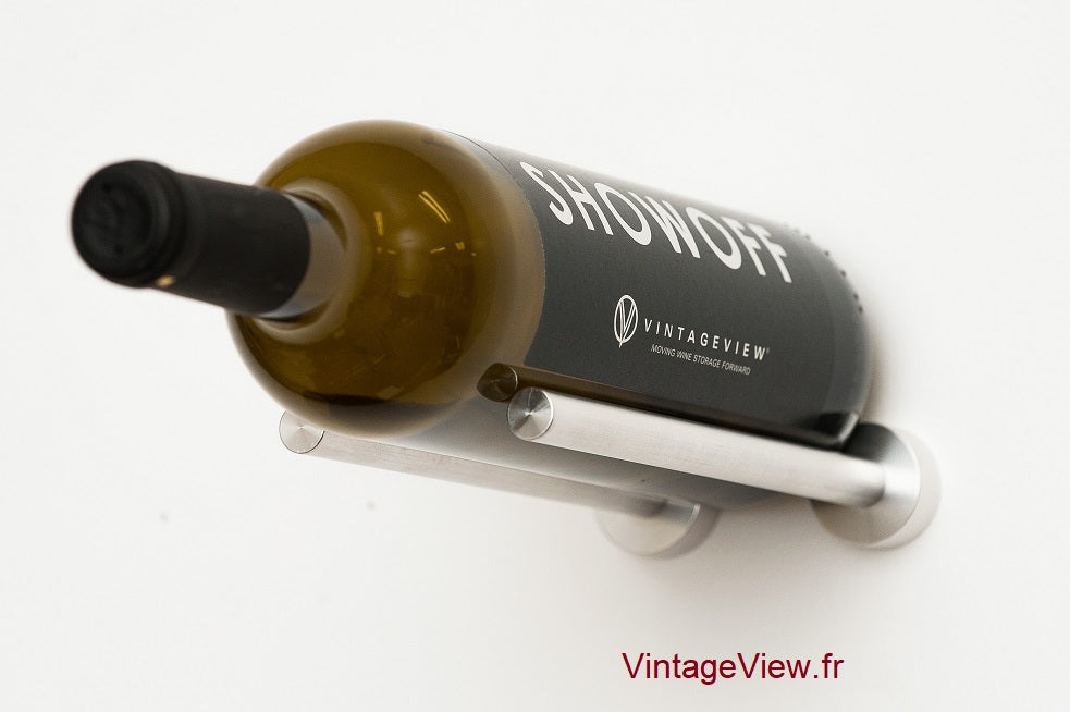Vino rails mural tiges en métal pour 1 bouteille