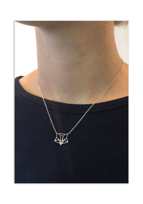 Rusé le renard │ pendentif pour femme ou enfant │ argent sterling sans oxydation