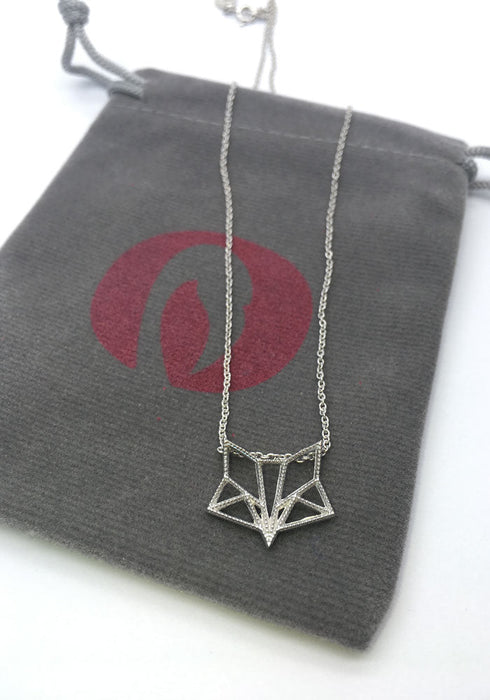 Rusé le renard │ pendentif pour femme ou enfant │ argent sterling sans oxydation