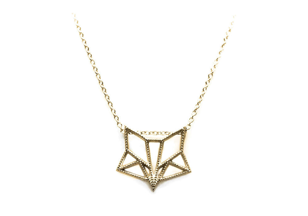 Rusé le renard │ pendentif en or │ or rose, or jaune ou or blanc