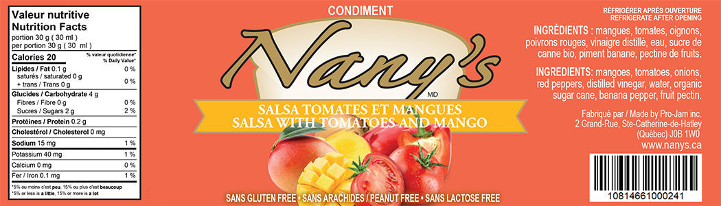 Salsa à la mangues épicée
