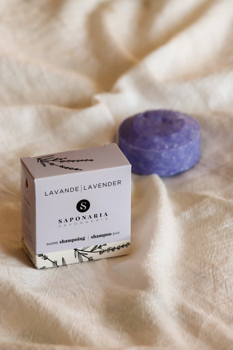 Saponaria - hair care - solid shampoo - lavender