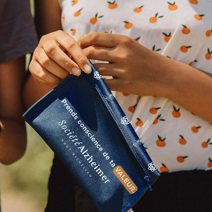 Sac à collation écologique réutilisable fait au québec à personnaliser