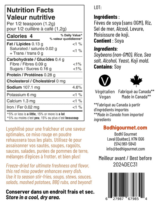 Miso rouge en poudre