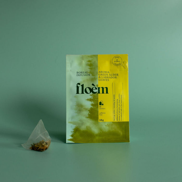 Tisane en sachets - Aronia, aulne & feuilles du Labrador - Tisane - Floèm