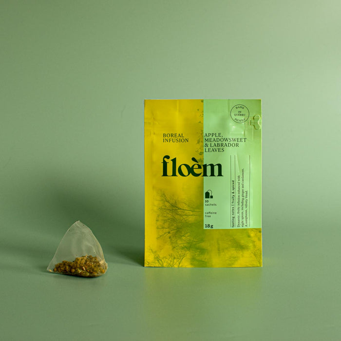 Tisane en sachets - Pomme, reine des prés & feuilles du Labrador - Tisane - Floèm