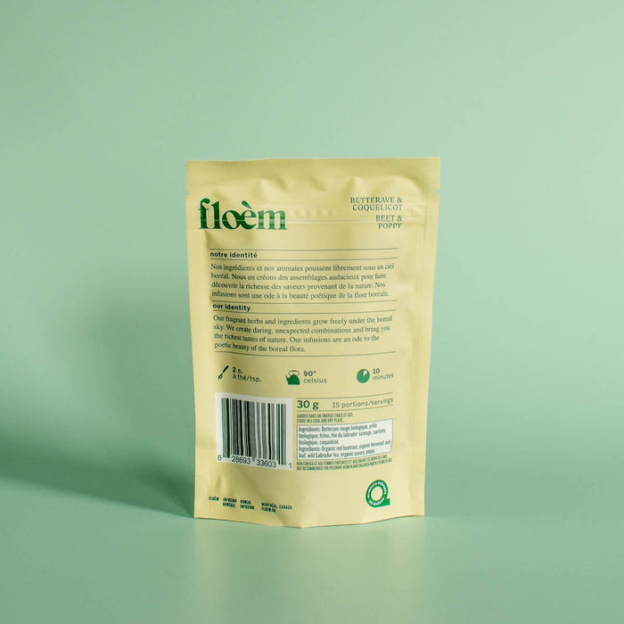 Tisane en vrac - Betterave & coquelicot - Tisane - Floèm