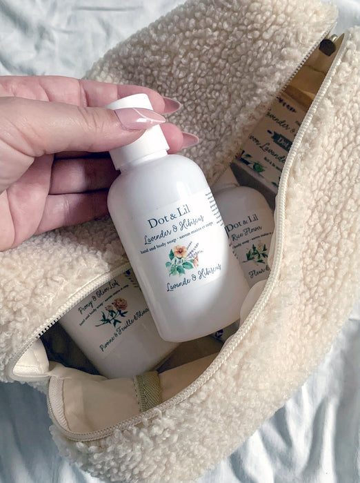 lavender & hibiscus liquid soap