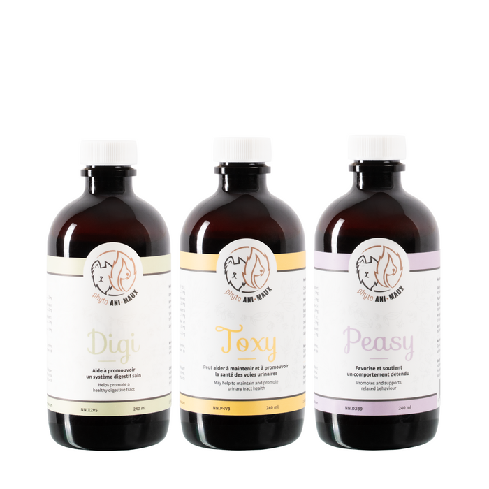 Trio allergies, troubles de la peau  (digi, toxy et peasy)