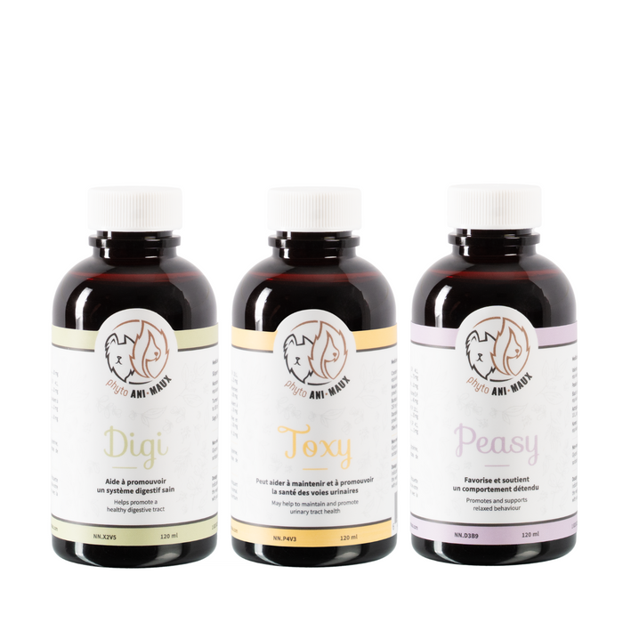 Trio allergies, troubles de la peau  (digi, toxy et peasy)