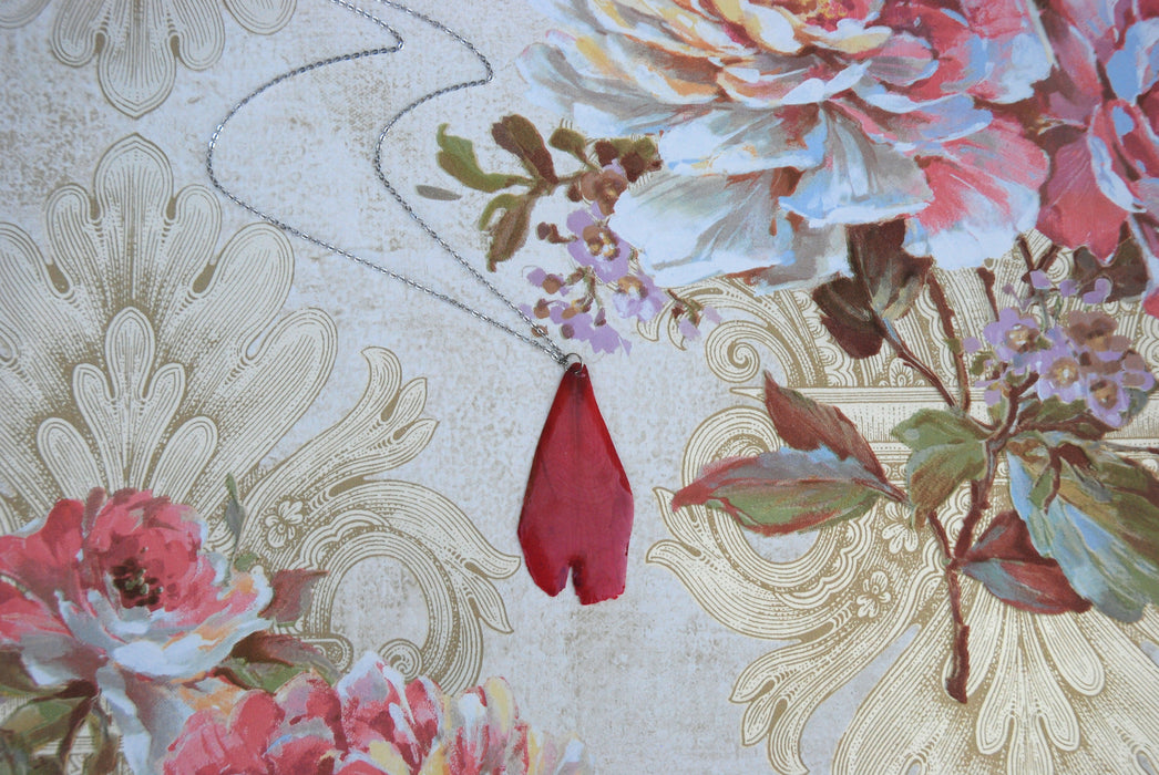 Collier Pétale de pivoine