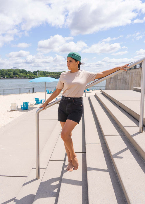 2 t-shirts naturel - kaki