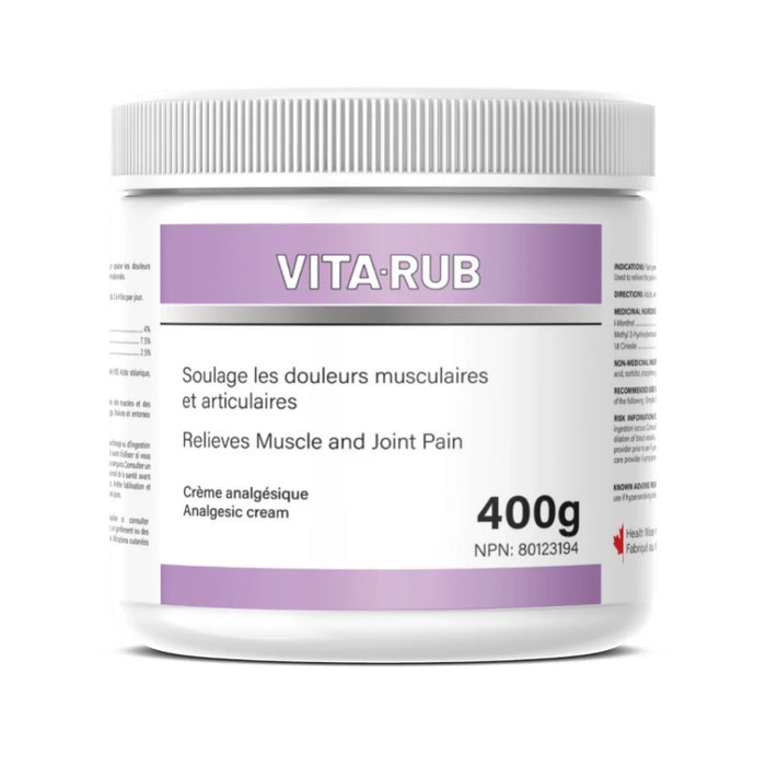 Crème analgésique vita·rub - soulage les douleurs musculaires et articulaires
