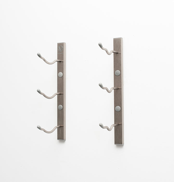 Série w1 support à bouteilles mural en métal de 30,5cm. 12 pouces (3 à 9 bouteilles)