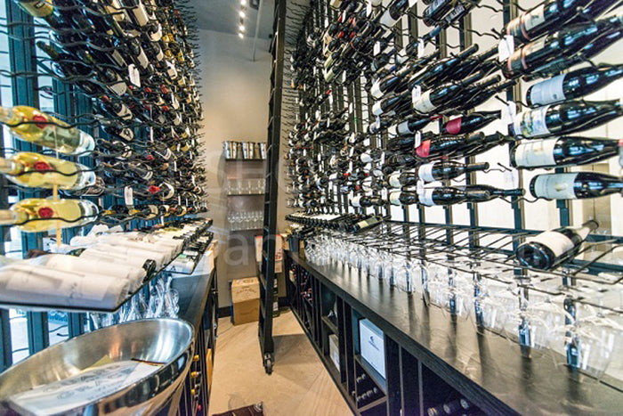 Série w support à verres (capacité de 2 à 6 verres à vin)