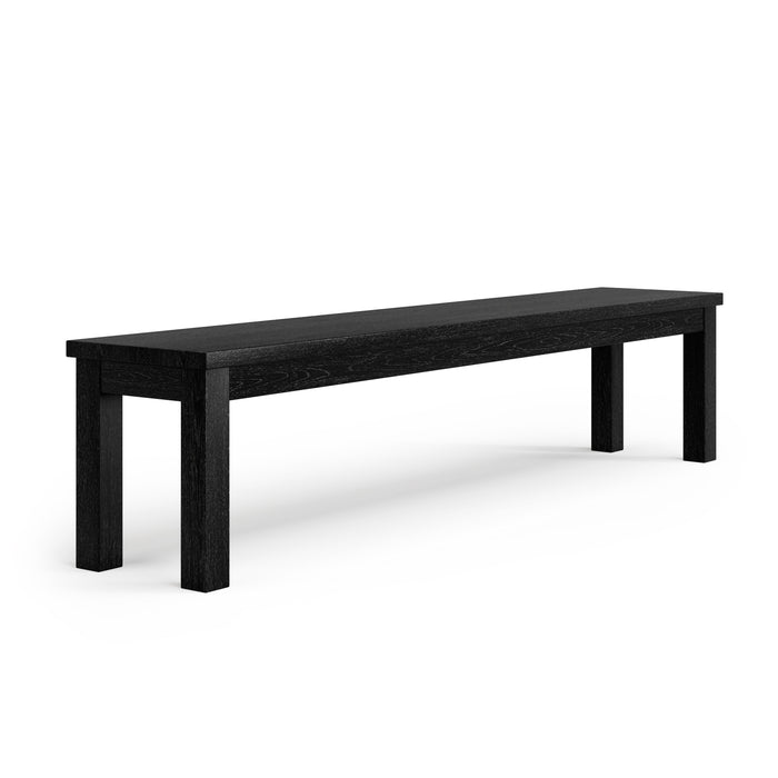 Banc classique en bois massif