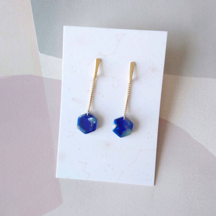 Boucles nice en bleu (sd1622)