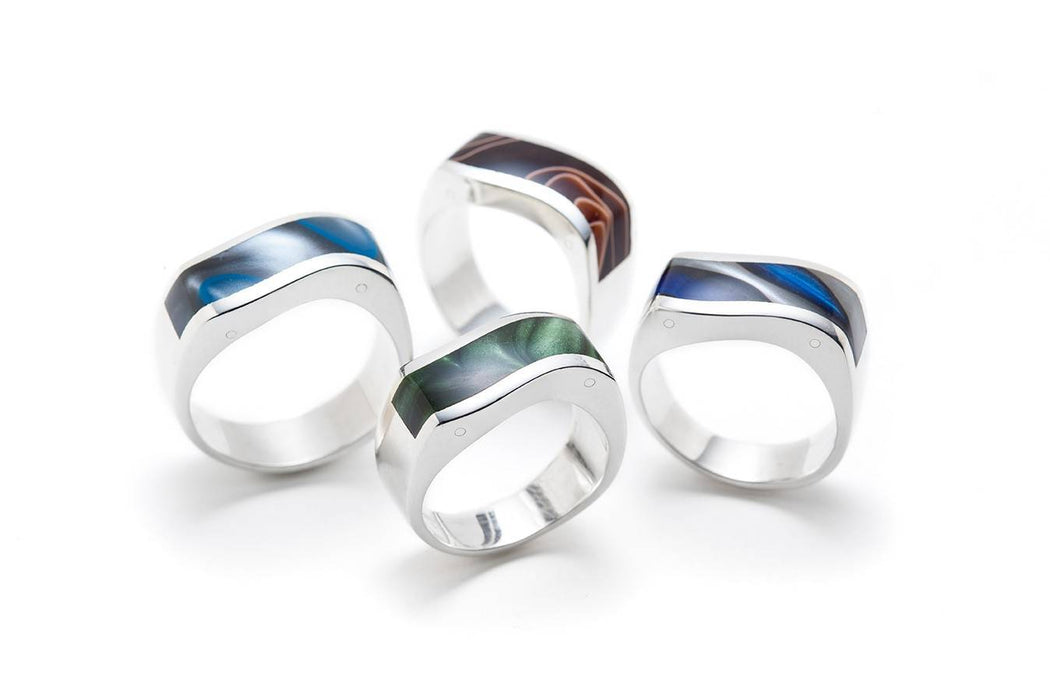 Modèle bague pour homme classique