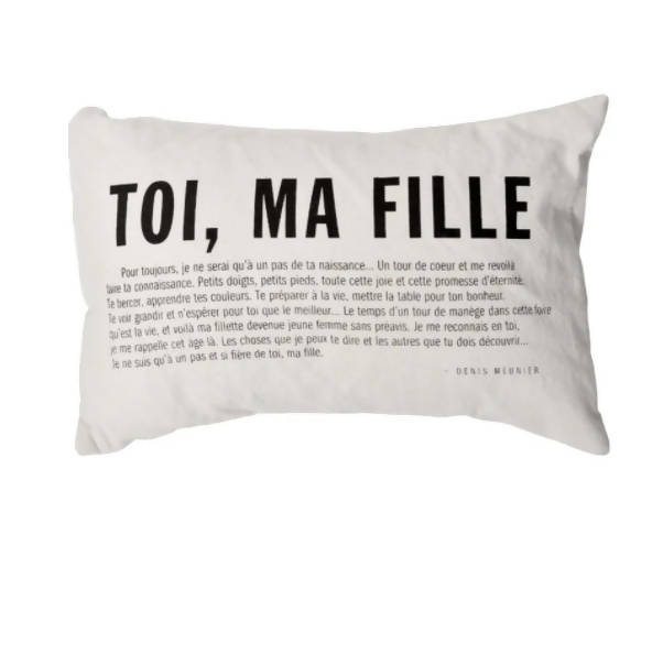 Coussin toi, ma fille