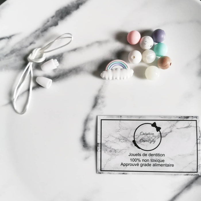 Kit de bracelet diy arc-en-ciel