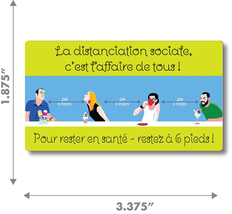 Badge distanciation sociale