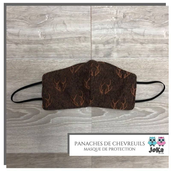 Masque de protection panaches de chevreuils