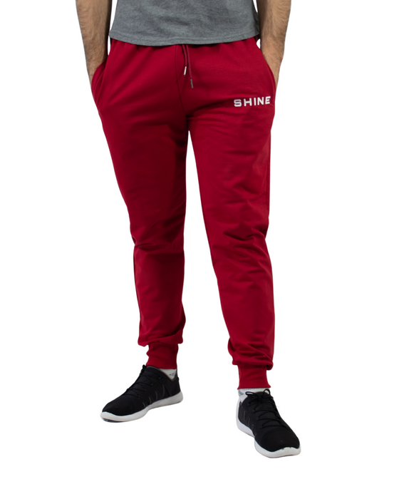 Pantalon de jogging fuselé - rouge