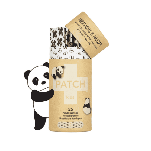 Bandages biodégradables- huile de coco (panda)