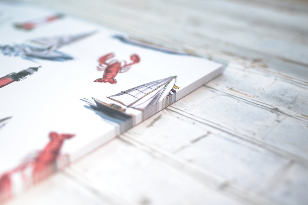"maritime /lobster regatta" - napperons de papier / paper placemats