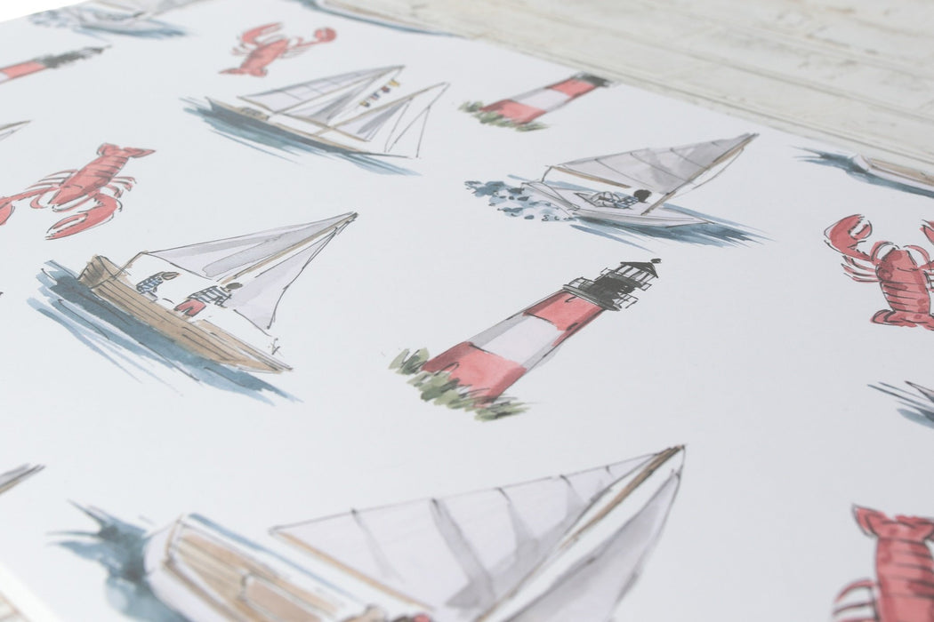 "maritime /lobster regatta" - napperons de papier / paper placemats