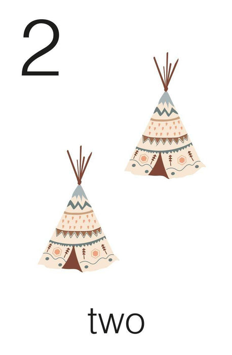 Cartes chiffres 1-10