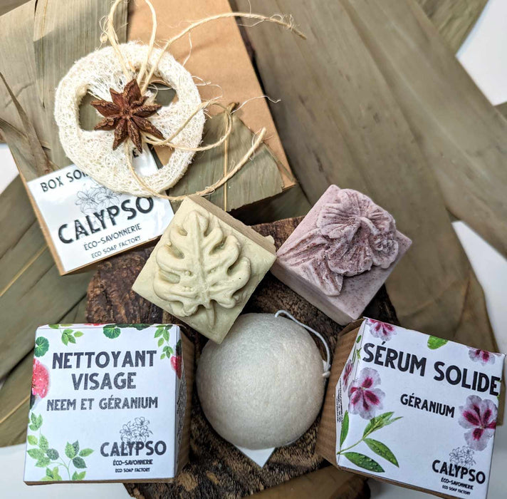 Coffret - soins du visage - konjac