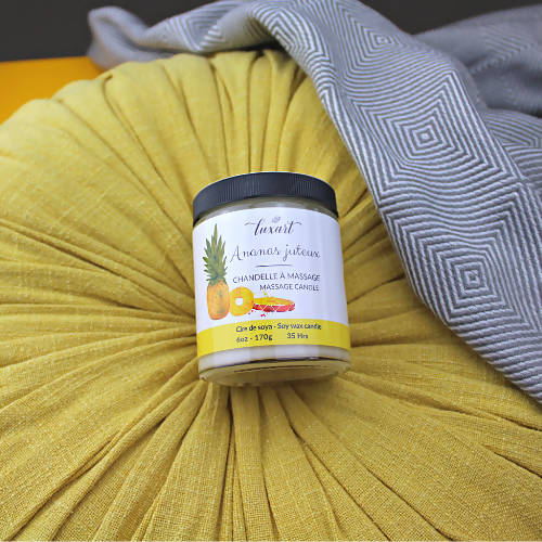 Chandelle à massage ananas juteux