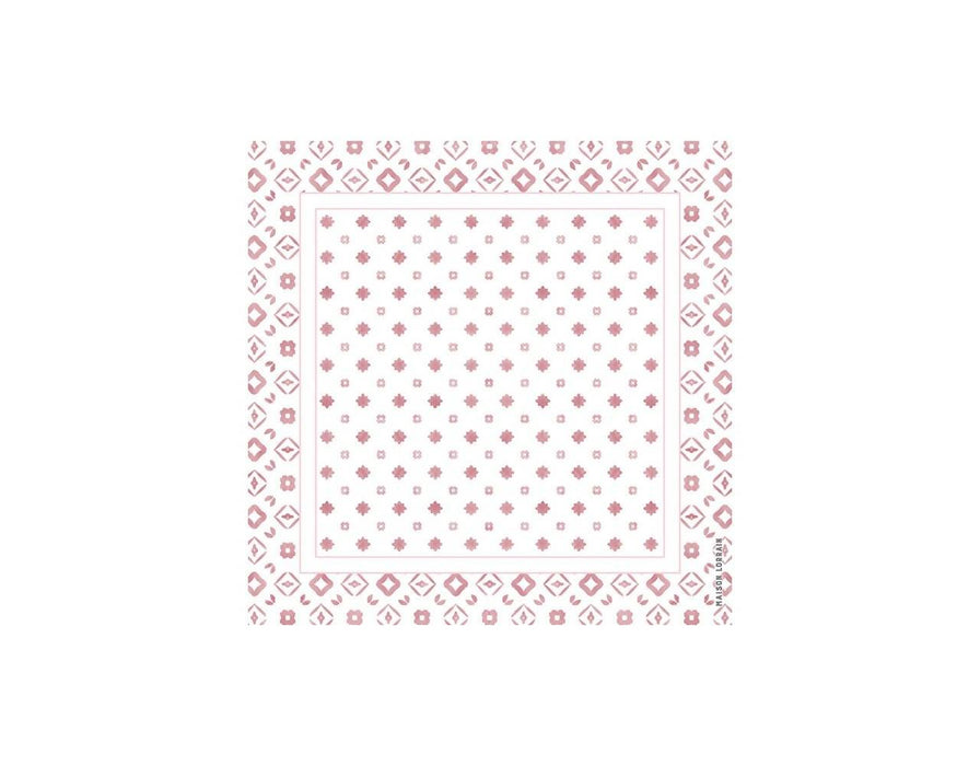Sous-verres de vinyle (4) blush / vinyl coasters (4) - motif toile blush