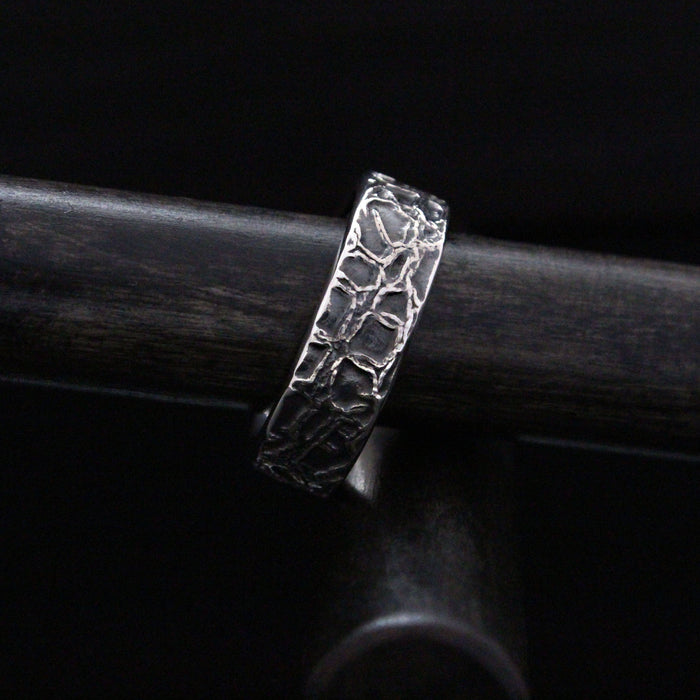 Bague jonc écaillé