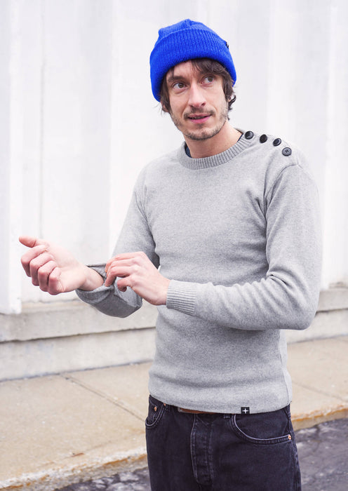 Chandail marin - gris chiné