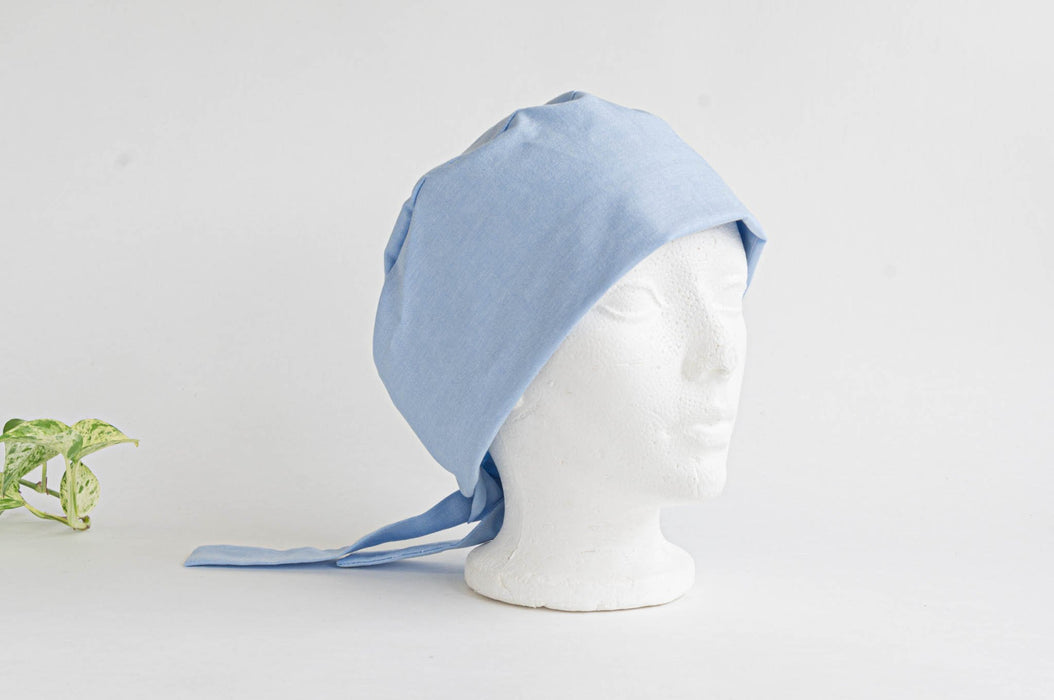 Bonnet chirurgical | chambray bleu