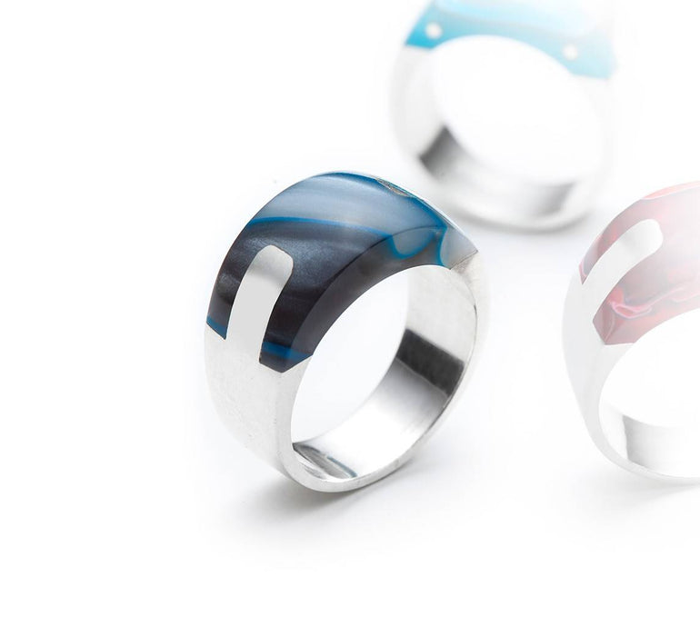 Modèle bague rainures