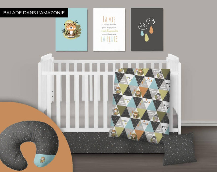 Literie bébé balade dans l'amazonie