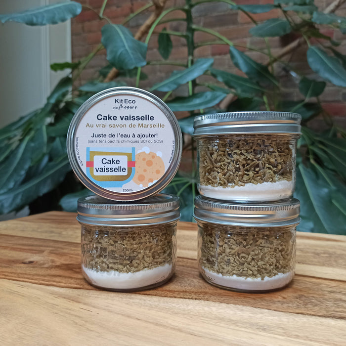 Kit cake vaisselle ecologique