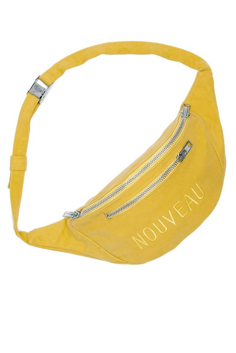 Sac banane moleskine jaune