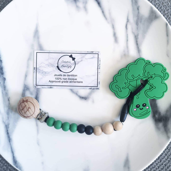 Duo attache suce et jouet brocolis