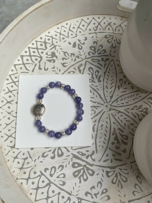 Bracelet de quartz mauve