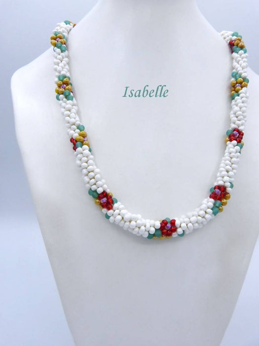 Collier de perles isabelle