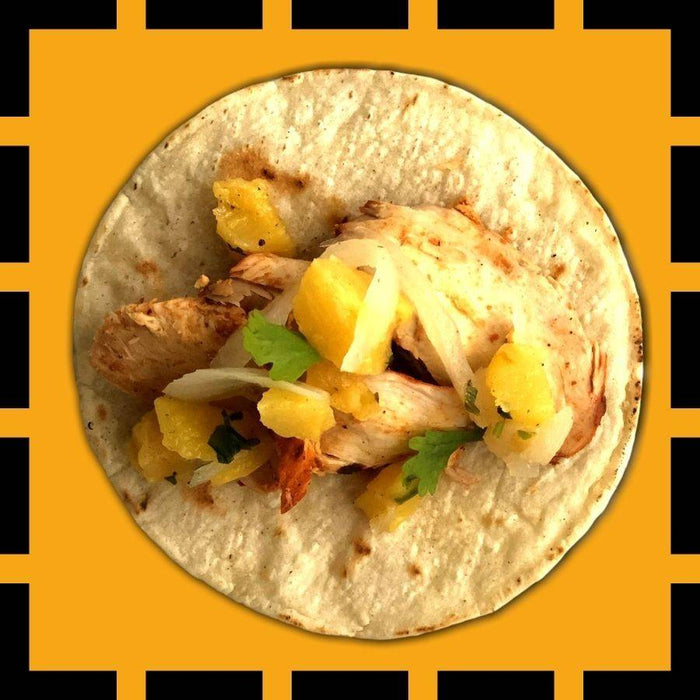 Tacos pastor poulet prêt-à-manger