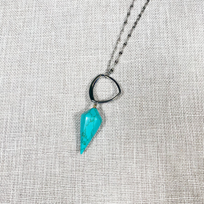 Sautoir « pierre naturelle »